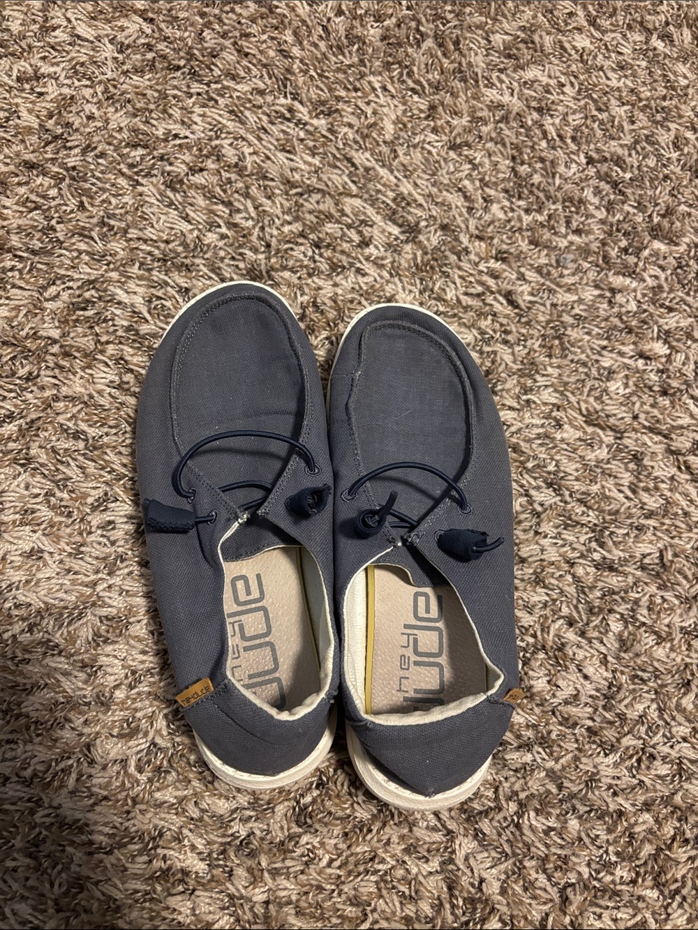 Hey Dude Slip-On Sneakers in Navy Blue